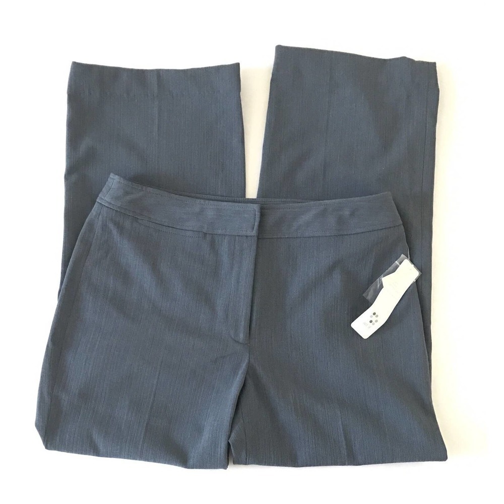 APT 9 | Dress Pants Womens Size 8 Gray Mid Rise Modern Fit Stretch Trouser